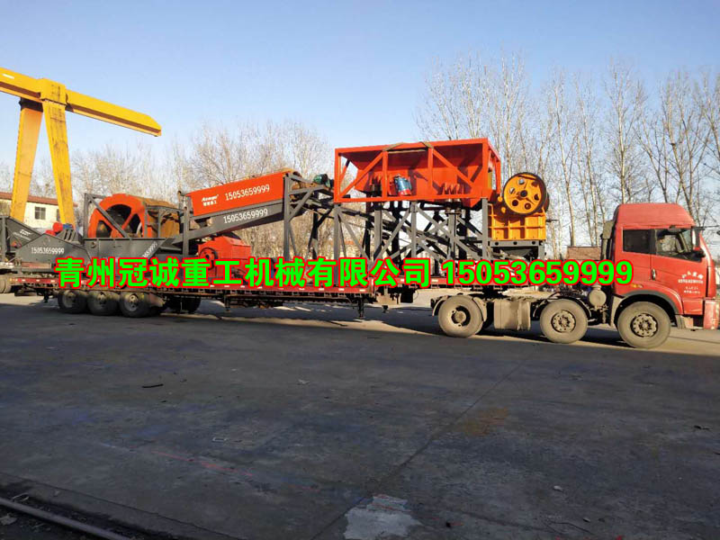 大型移動式洗沙機(jī)