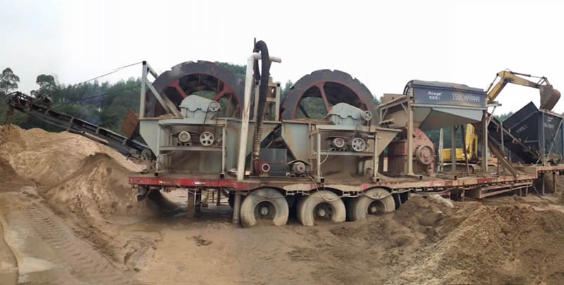 大型移動式洗沙機(jī)