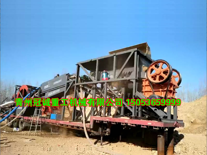 大型移動式洗沙機(jī)